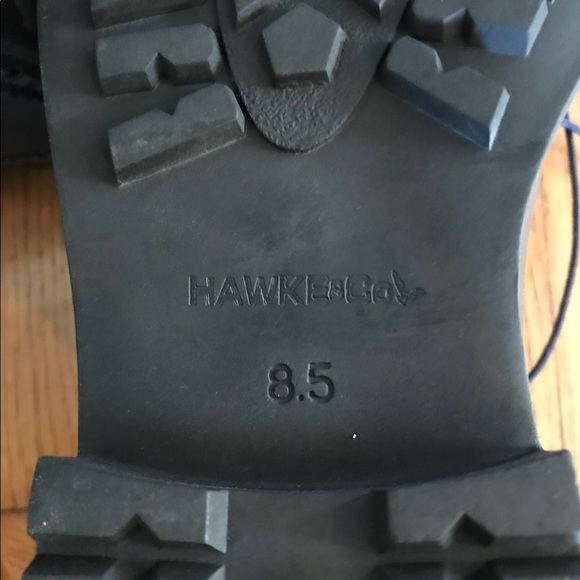 Men's Hawke & Co. dark blue dress boots - Picture 4 of 4